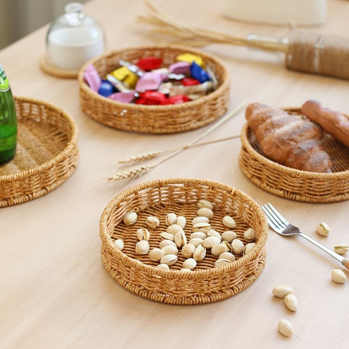 Runder Woven Storage Tray Karnz