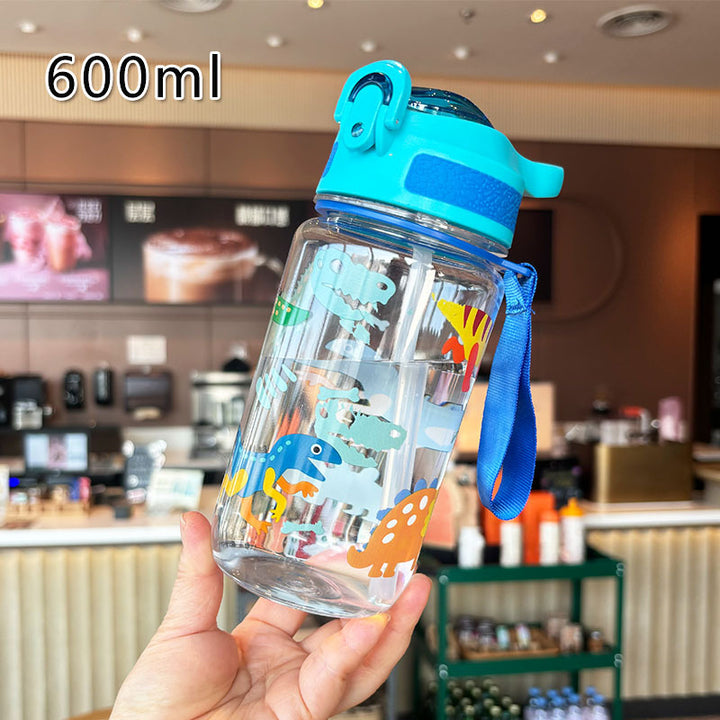 Damen Kindgerechte Trinkflasche mit Dinosaurier-Motiv Karnz