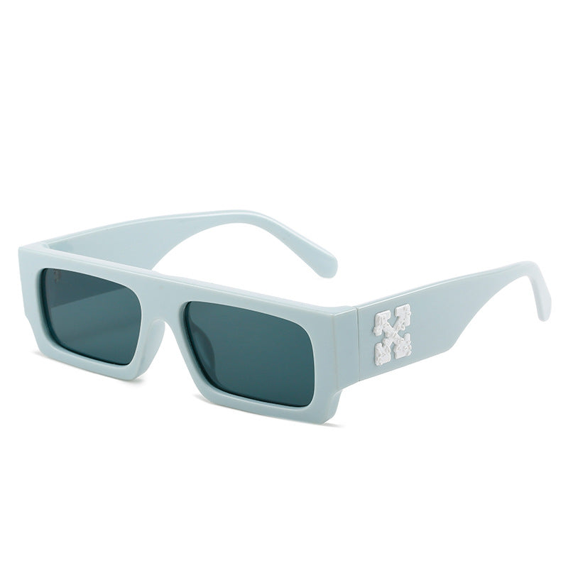 Damen stilvolle Oversized-Sonnenbrille mit ausgefallenem Design Karnz
