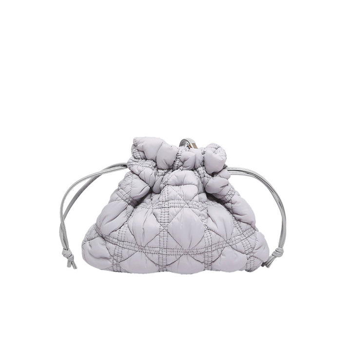 Gepolsterte Kordelzug-Handtasche