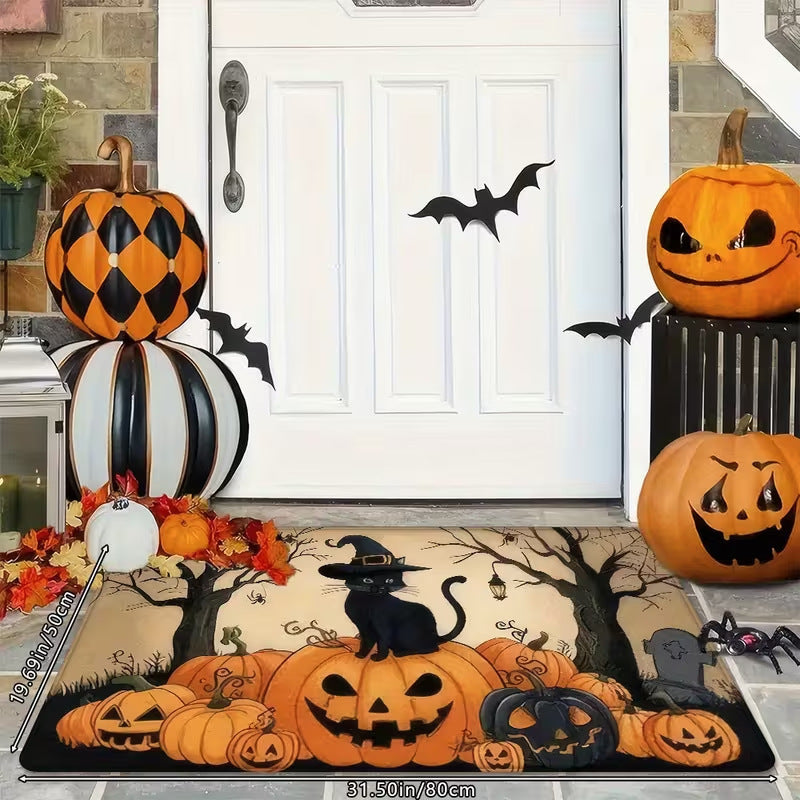 Halloween-Themen Dekorativer Fußmatte Karnz