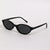 Damen stylische Sonnenbrille im eleganten Retro-Design Karnz