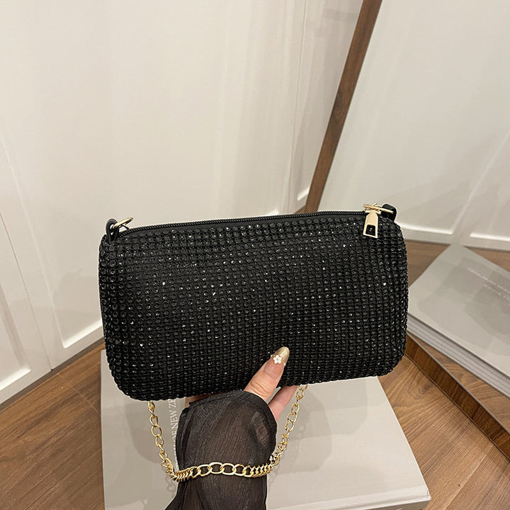WoGlamorous Rhinestone Abendausschnitt Karnz
