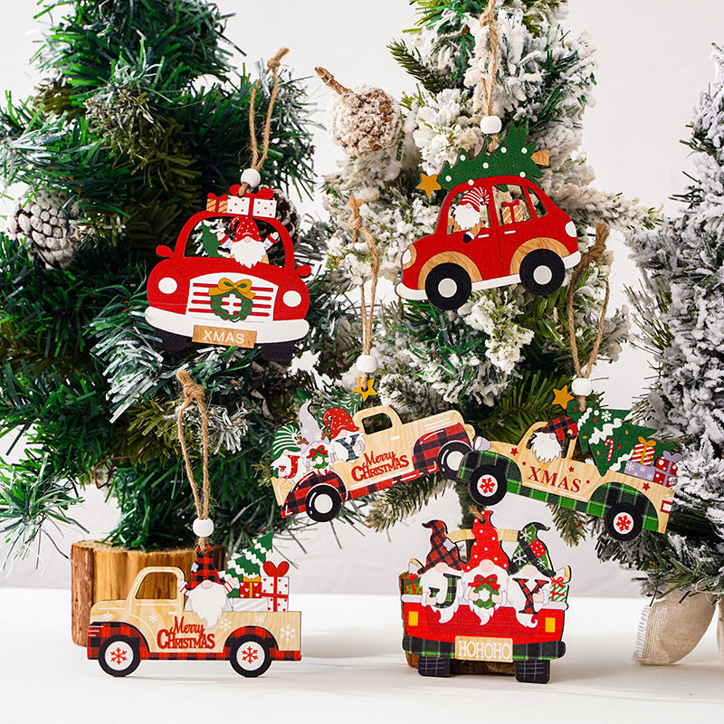 Dekorative Weihnachtswagenfigur Karnz