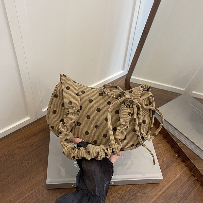 WoVintage Polka Dot Umhängetasche Karnz