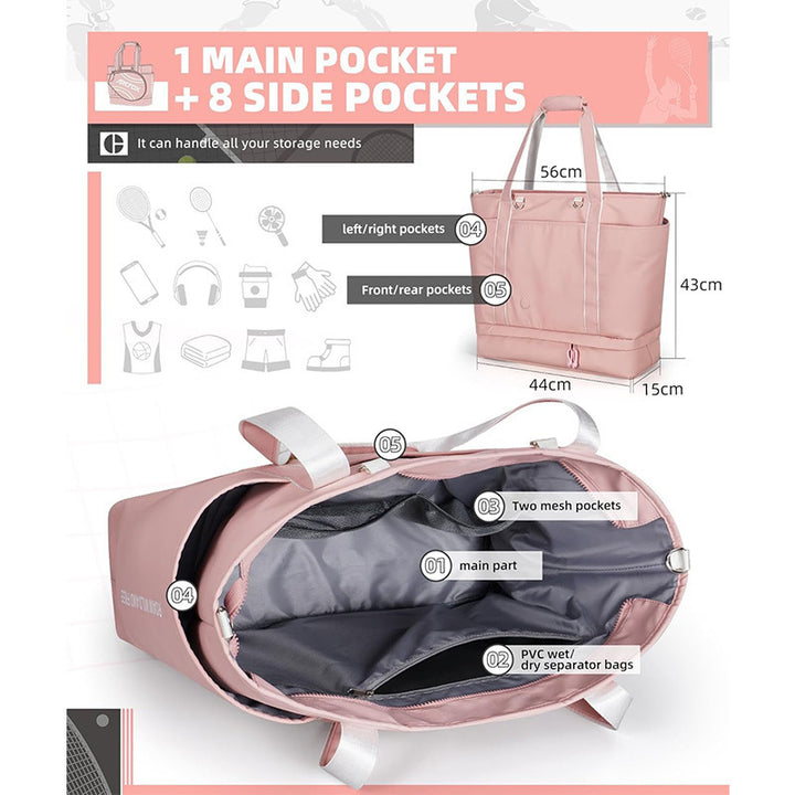 Sportliche Tennis- und Freizeit-Tasche Karnz