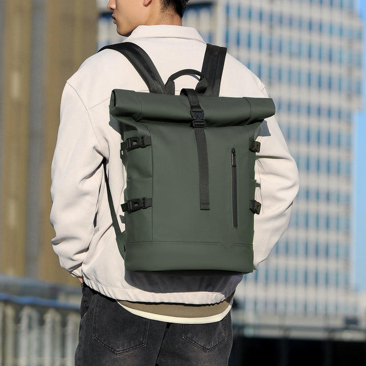 Stylischer Rolltop-Rucksack mit Vielseitigen Organisationsfächern Karnz