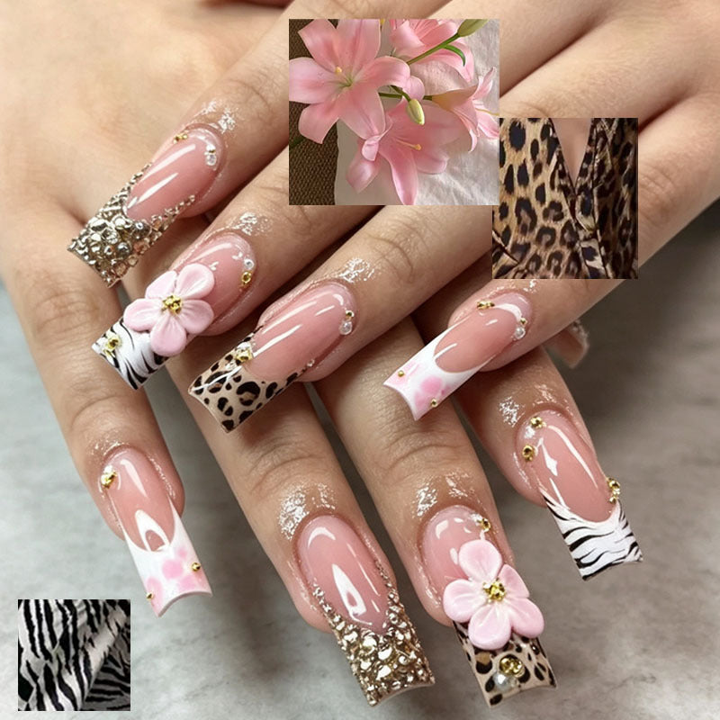Floral Art Press-On Nagelspitzen Karnz