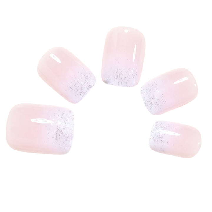Glitter Gradient Press-On Nagelset Karnz