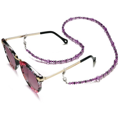 Elegante Kristallperlen Brillenband Karnz