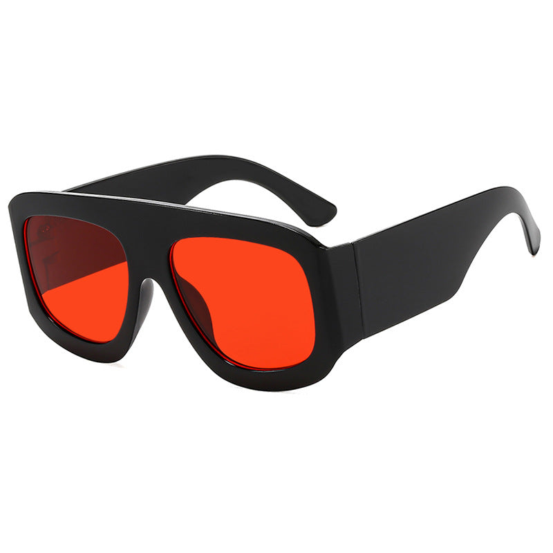 Damen modische Oversized Sonnenbrille mit markantem Design Karnz