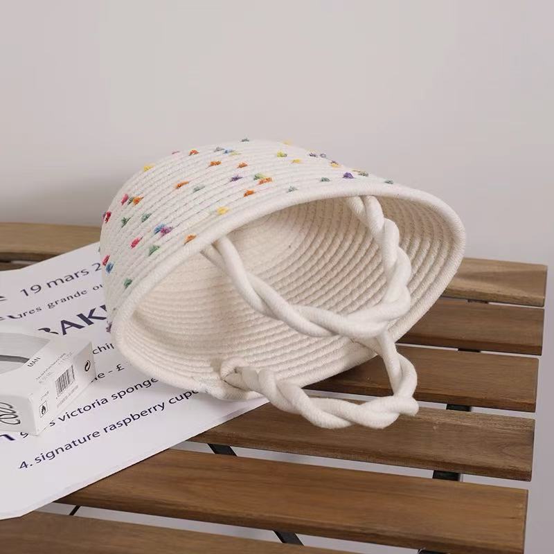 Damen Handtasche mit buntem Punktedezorn Karnz