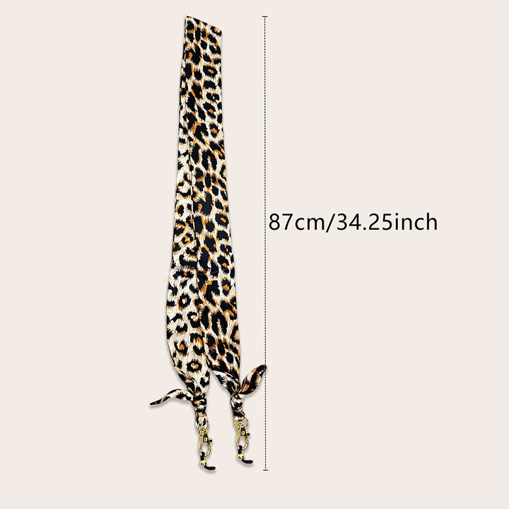 Stilvolle Leopardenmuster Brillenband Karnz