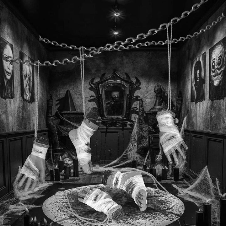 Dekorative hängende Horror-Hand-Requisiten Karnz