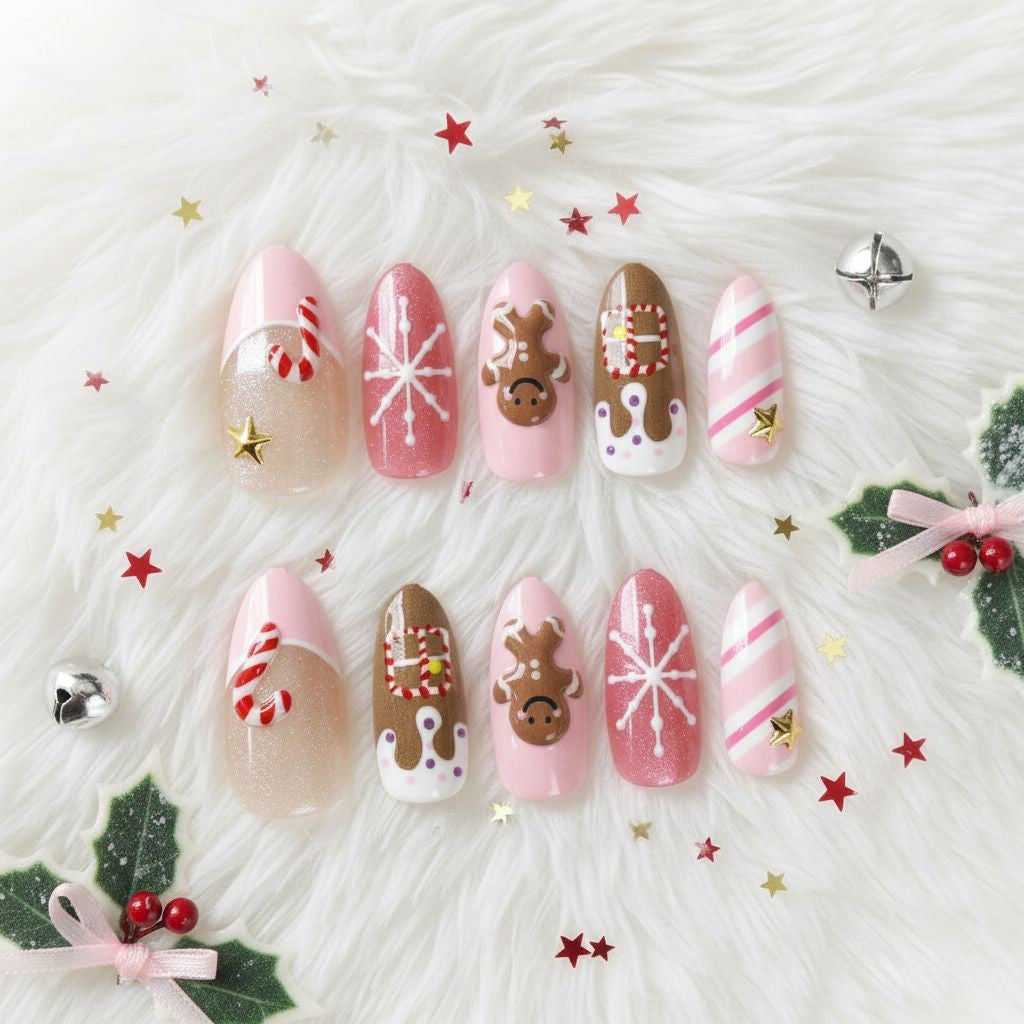 Weihnachtskunstnägel Karnz