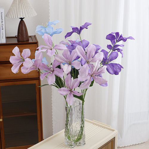 Künstlicher Orchideenblütenzweig mit filigranen Blüten Karnz