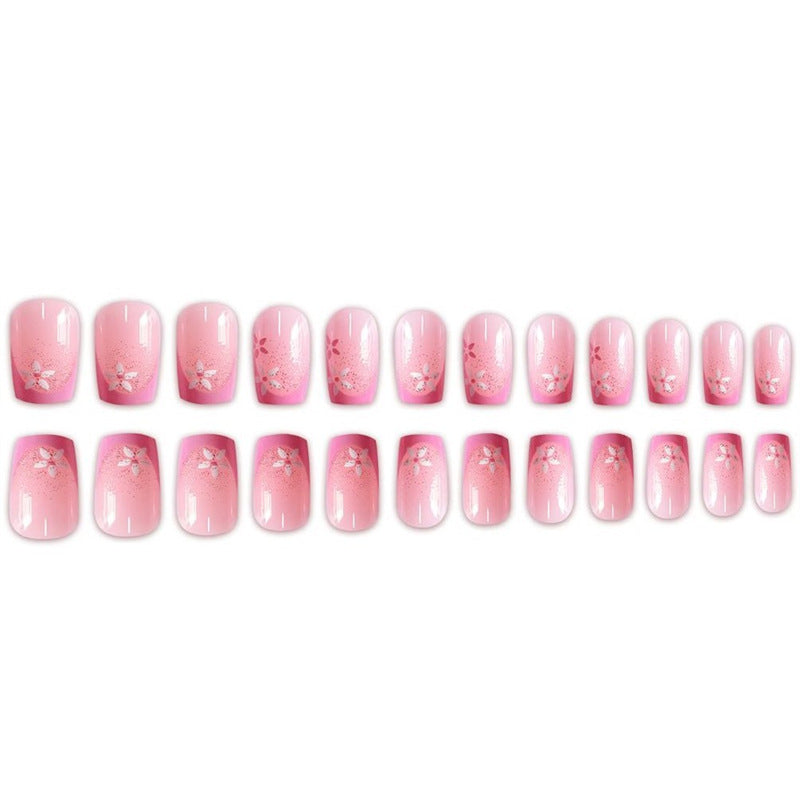 Floral Ombre Nagel Wraps Karnz