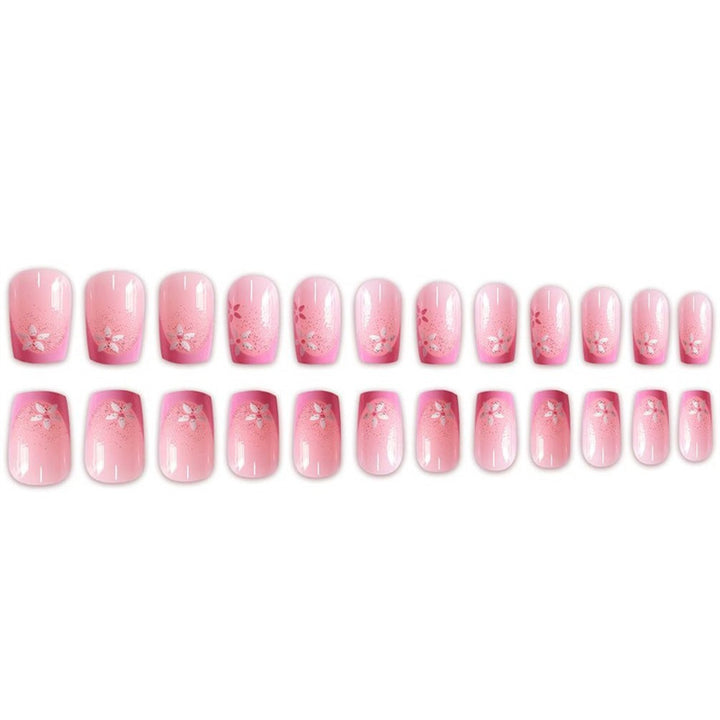 Floral Ombre Nagel Wraps Karnz