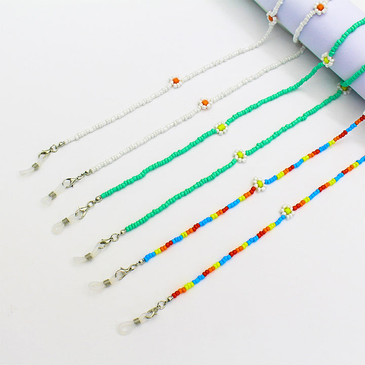 Floral Beaded Eyewear Chain Karnz