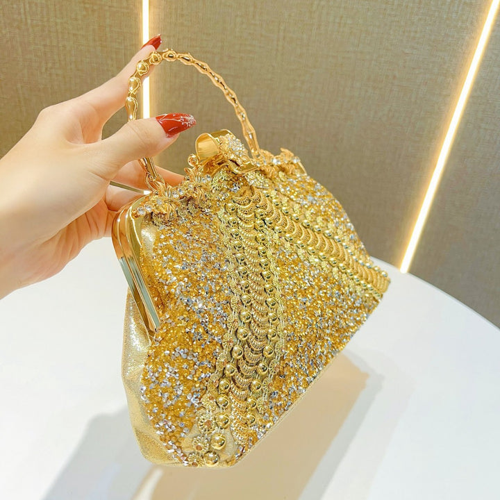 Glamouröse handgefertigte Abendtasche