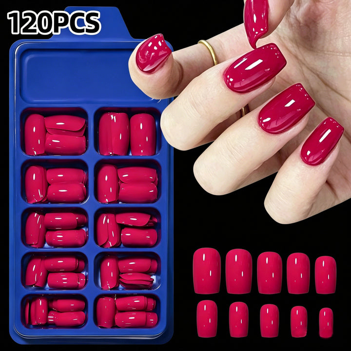 Premium Glossy Press-On Nail Tips Karnz