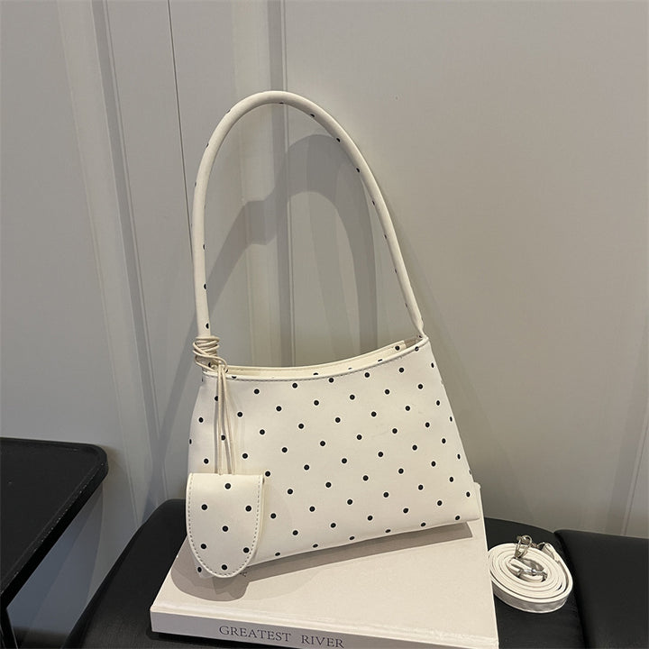 Polka Dot Schulter Handtasche