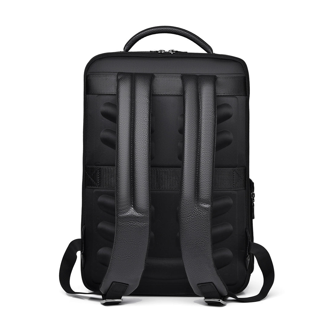 Schlanker Leder Laptop Rucksack Karnz