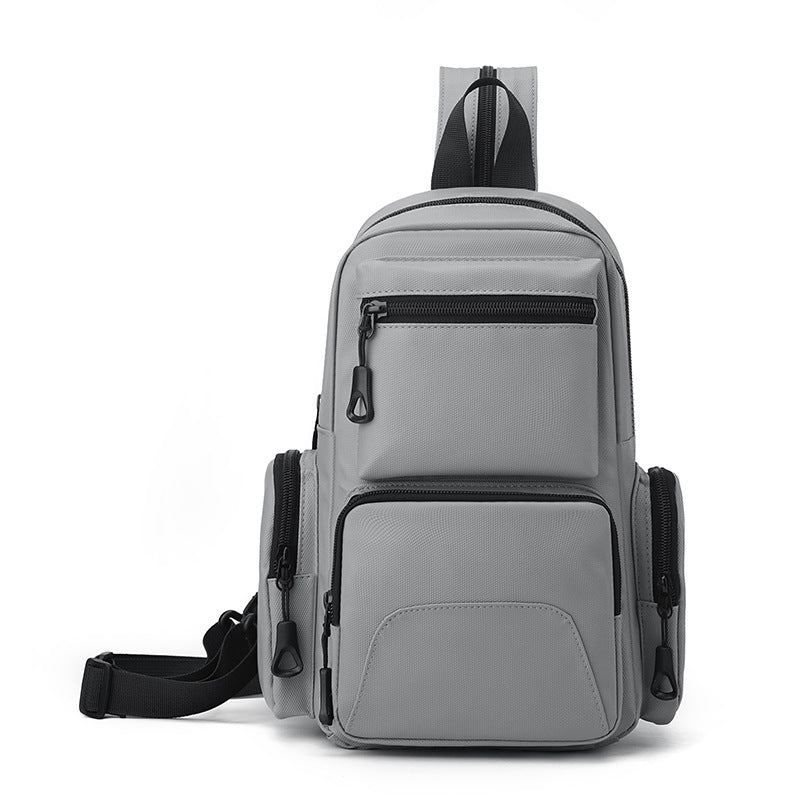 Vielseitiger Multi-Taschen Sling-Rucksack Karnz