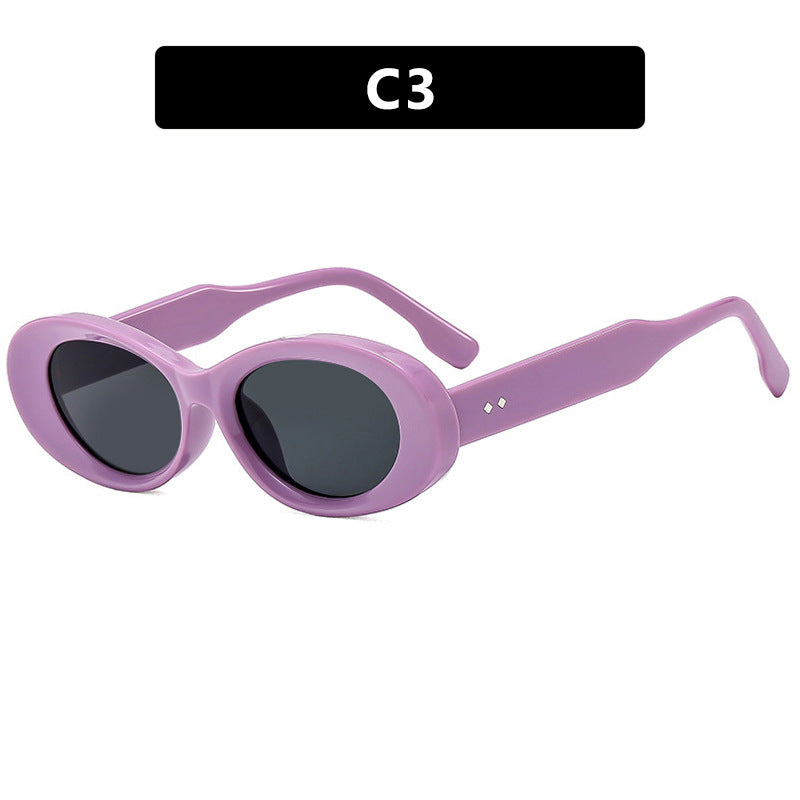 Damen modische Sonnenbrille im eleganten Retro-Stil Karnz
