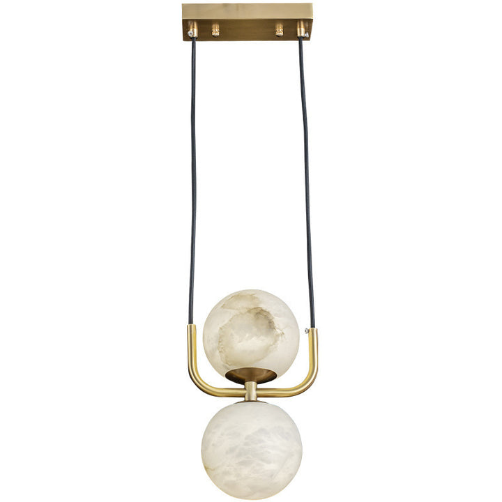 Moderne Dual Globe Pendelleuchte