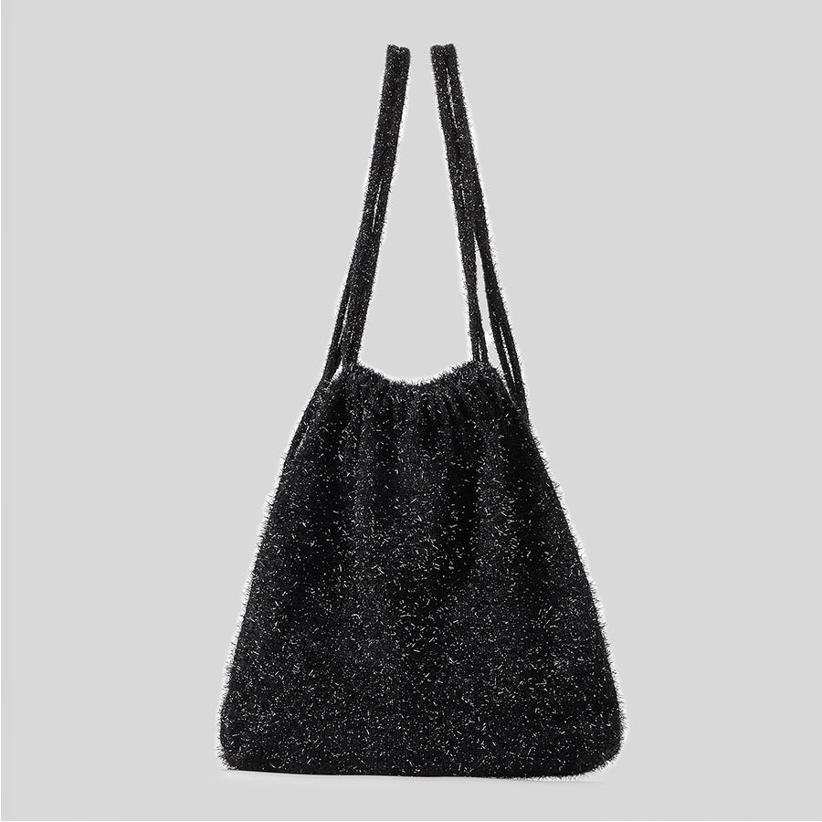 Leichte gestreifte Häkel-Tasche