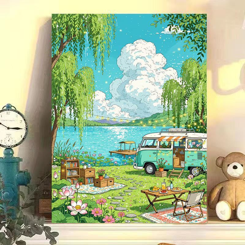 Verzauberte Wald Abenteuer Wandkunst Karnz