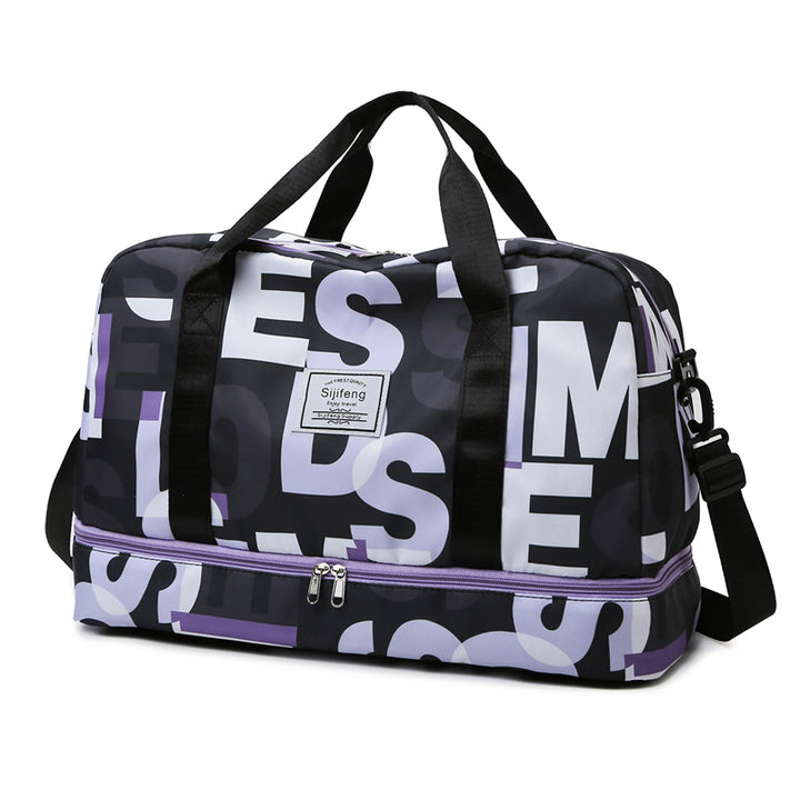Stylische Grafikdruck Reise Duffle Tasche