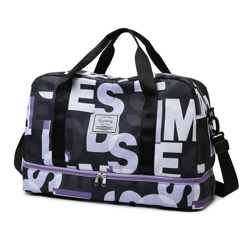 Stylische Grafikdruck Reise Duffle Tasche