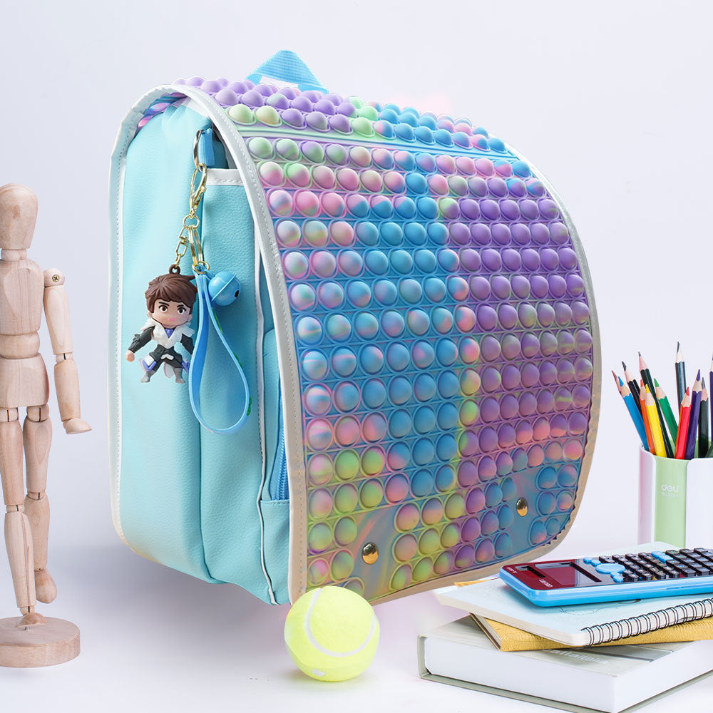 Damen Spielzeug-Rucksack mit Pop-It-Elementen Karnz
