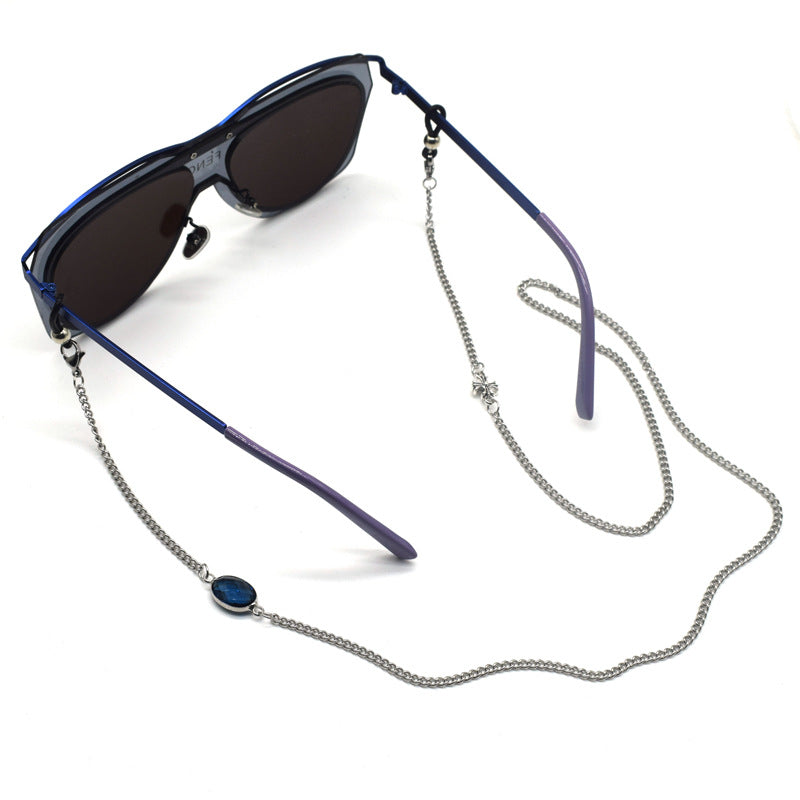 Elegante Edelstein Brillenketten Karnz