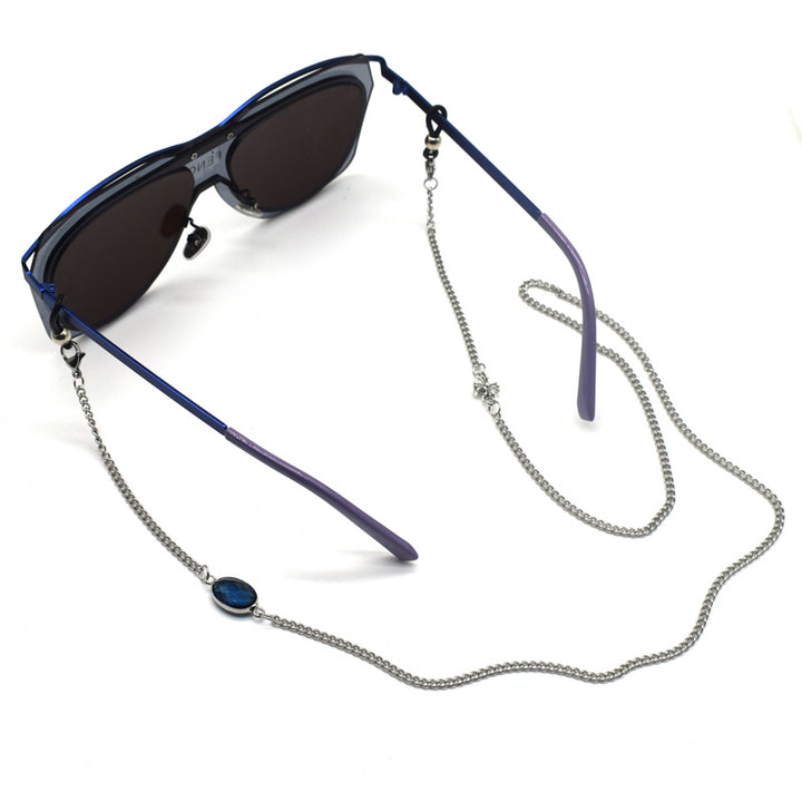Elegante Edelstein Brillenketten Karnz