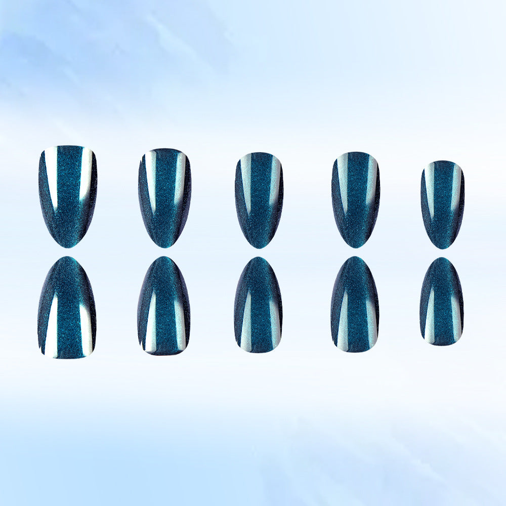 Premium Glänzende Stiletto Press-On Nägel Karnz