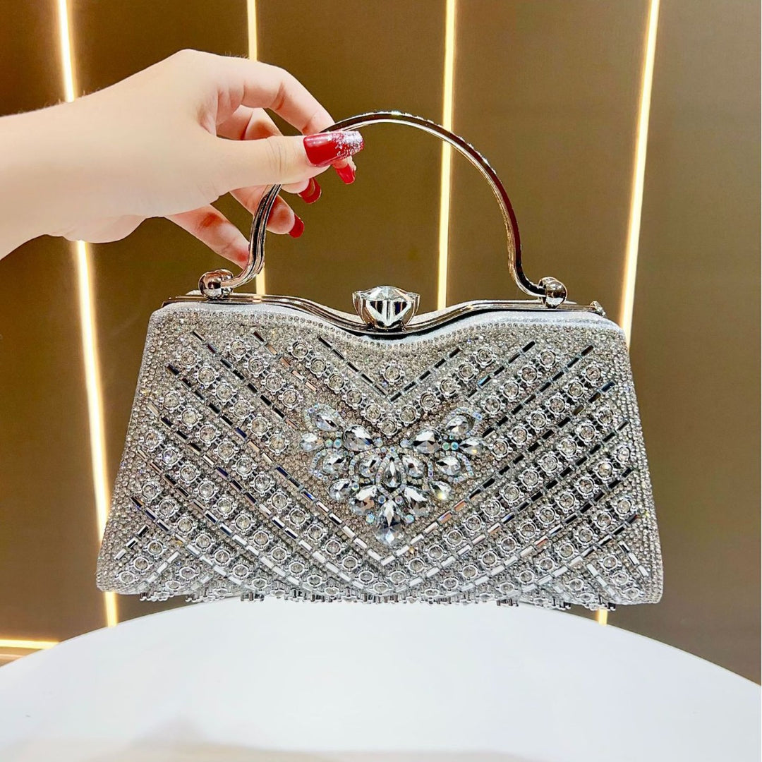 Dekorative Strass Abendtasche