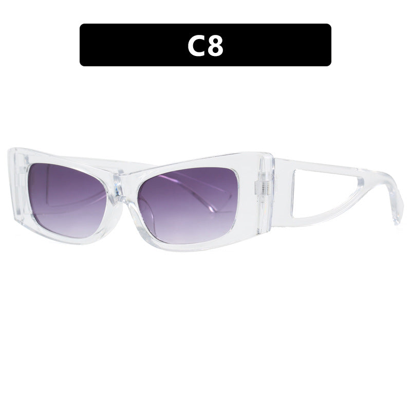 Damen trendige Sonnenbrille mit außergewöhnlichem Design und schützendem UV-Filter Karnz