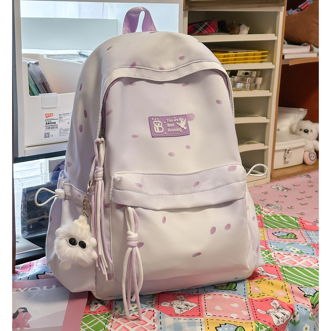 Stilvolle gepunktete Rucksack Karnz