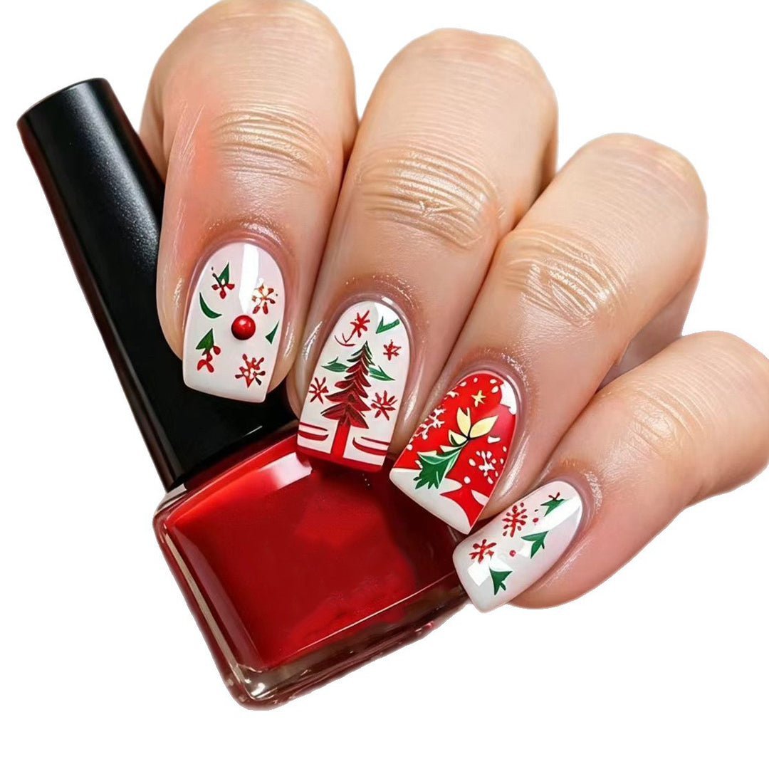 Kreative Weihnachtskunstnägel Karnz