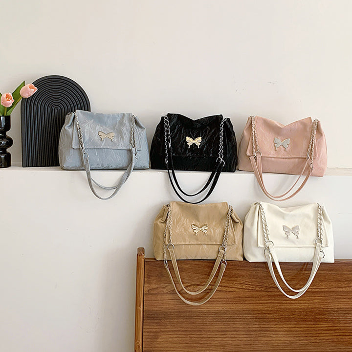 Chic Schmetterlingsakzent Lässige Handtasche Karnz