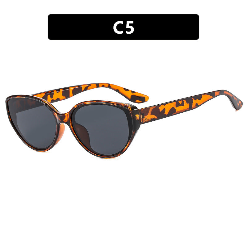 Damen modische Sonnenbrille mit einzigartiger Katzenaugenform Karnz