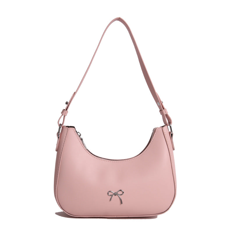 Stylische Bow Detail Schultertasche Karnz