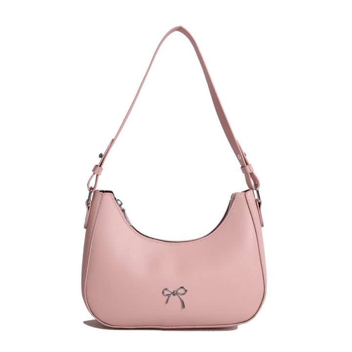 Stylische Bow Detail Schultertasche Karnz
