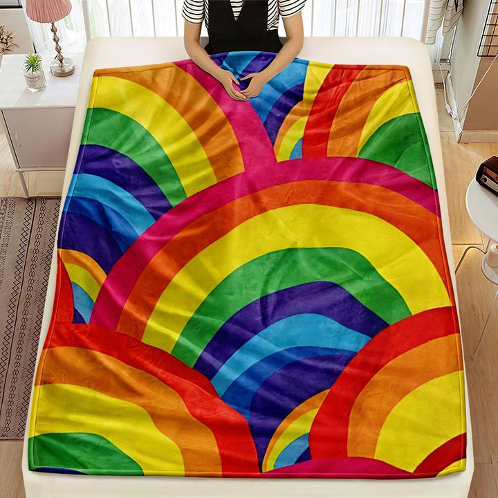 Bunte Weiche Fleece-Decke