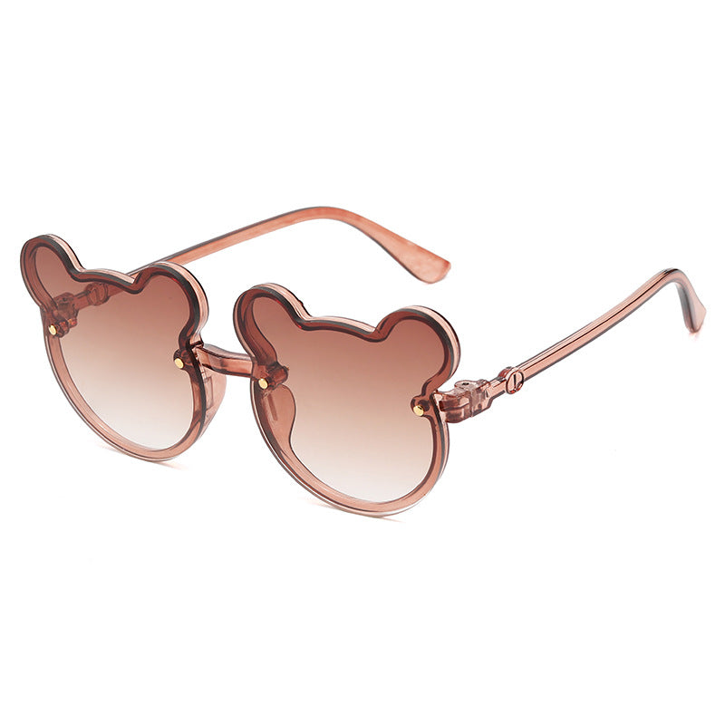 Damen Verspielte Bärenform Sonnenbrille Karnz