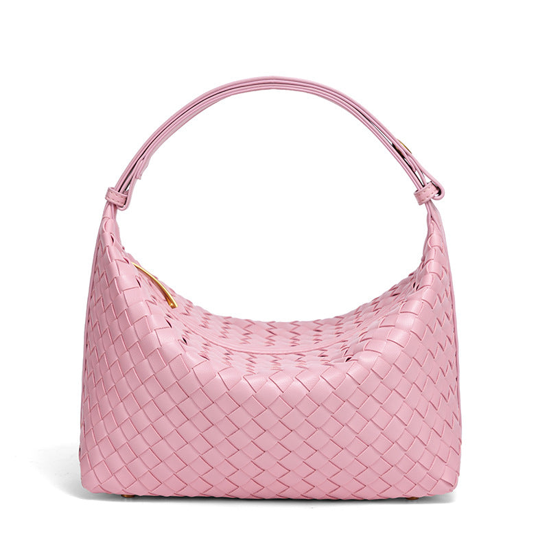 Geflochtene Vegane Leder Schultertasche Karnz