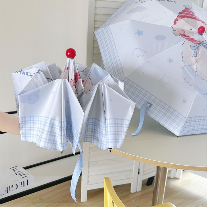 Damen Regenschirm mit niedlichem Tierdesign Karnz